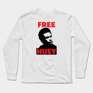 Free Huey, Black History, Civil Rights Long Sleeve T-Shirt